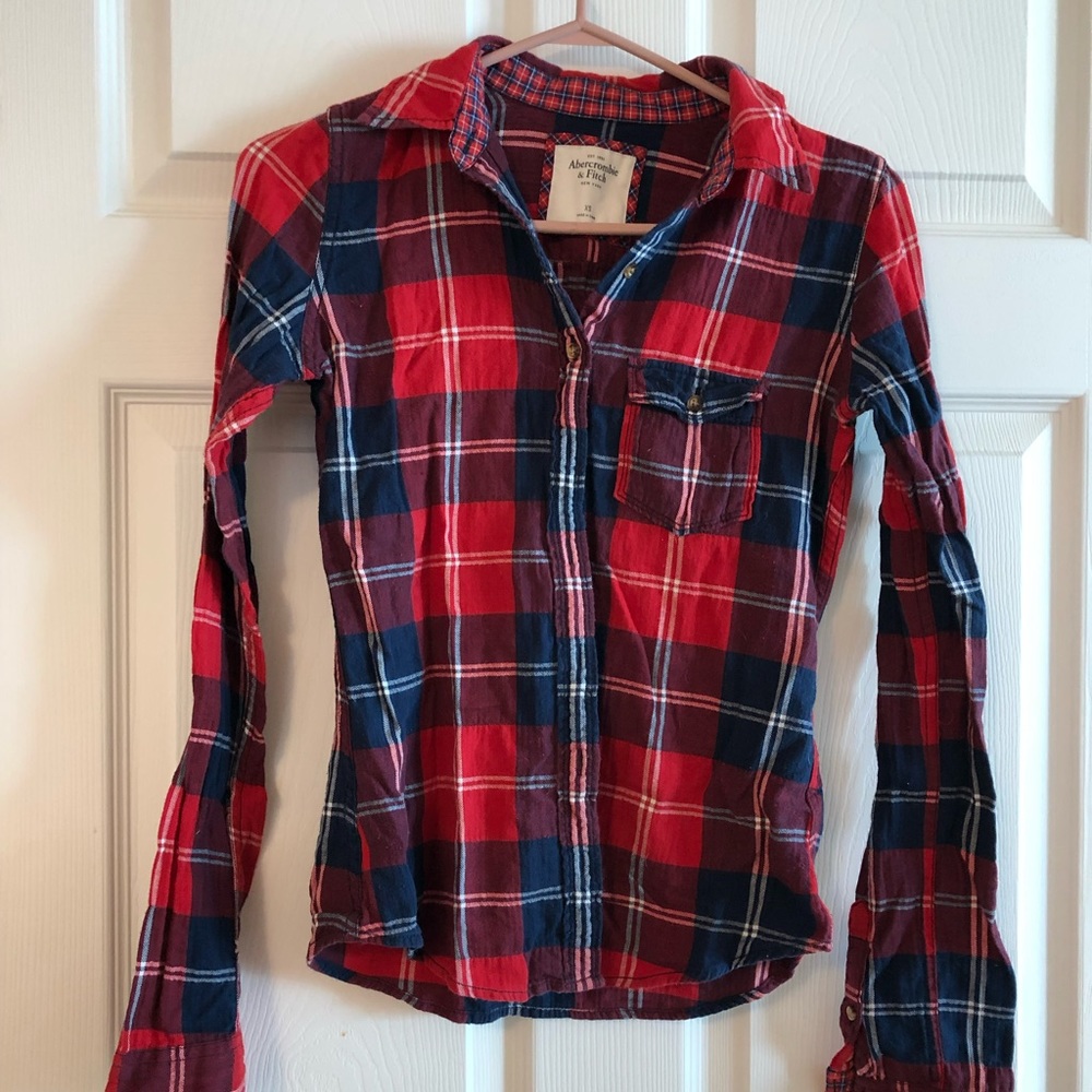 Abercrombie & Fitch plaid shirt.